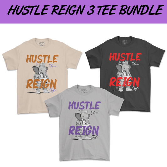 The Royal Hustle Pack – 3 Tees, 1 Mindset